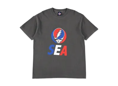 WIND AND SEA x Grateful Dead (Wind/Skull) S/S Tee "Chacoal"