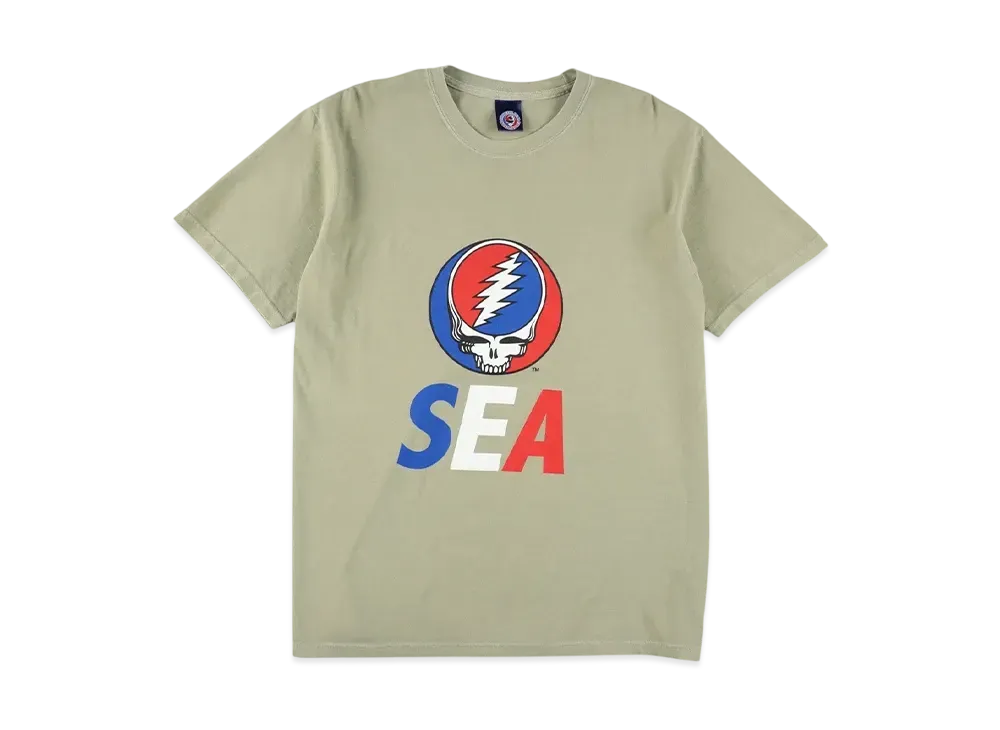 WIND AND SEA x Grateful Dead (Wind/Skull) S/S Tee "Sand"