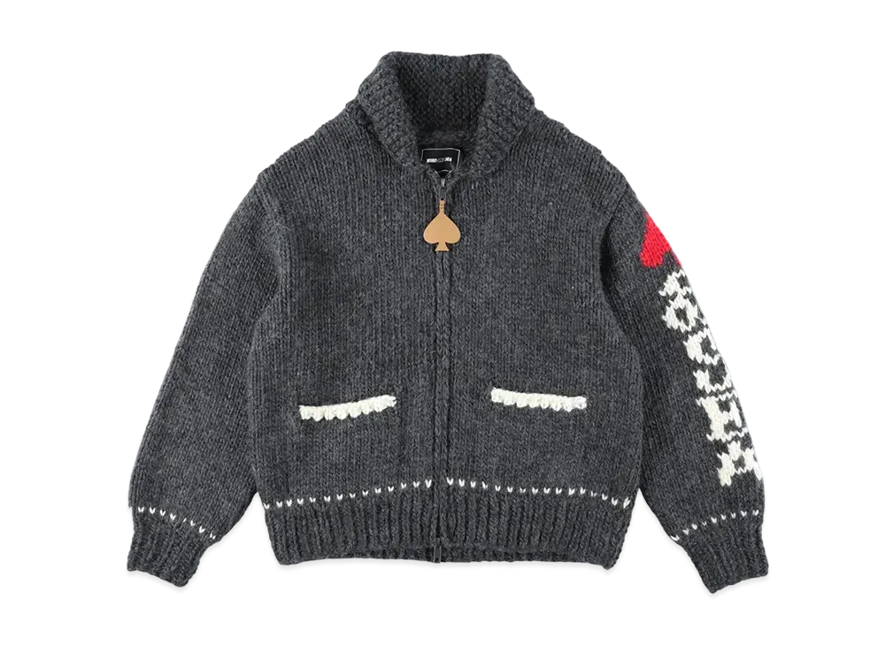 WIND AND SEA Cowichan Knit "Gray"