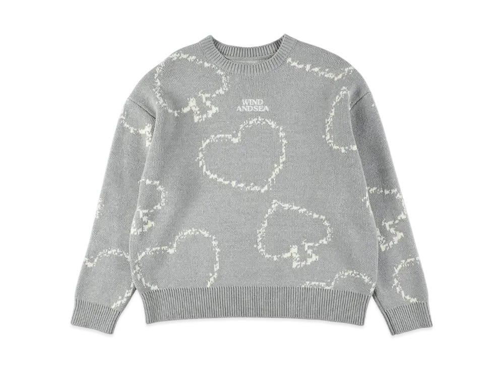 WIND AND SEA Crewneck Knit "Gray"