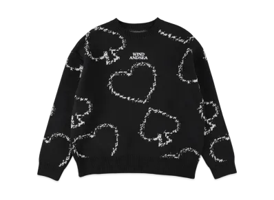 WIND AND SEA Crewneck Knit "Black"