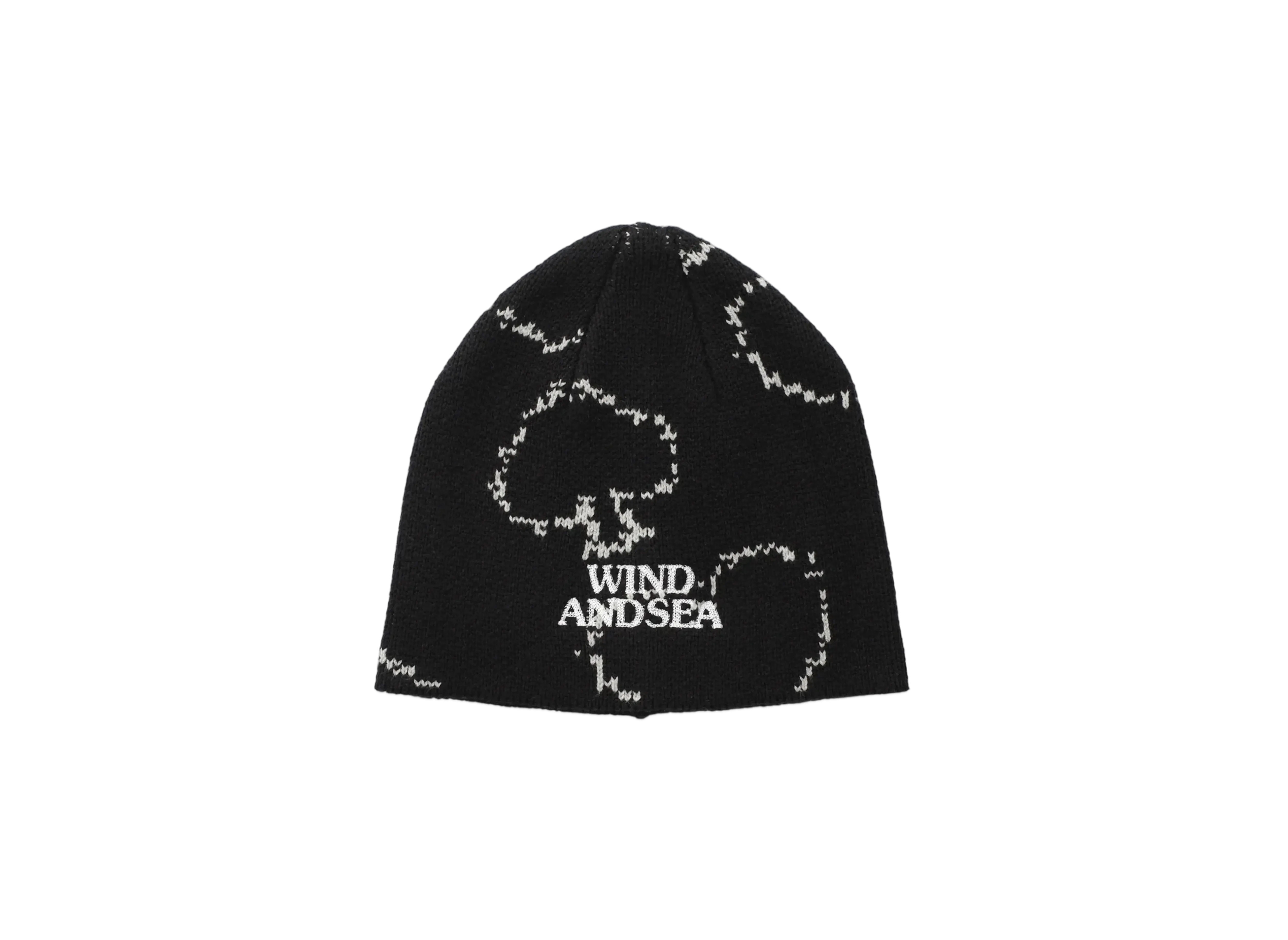 WIND AND SEA Knit Cap "Black"