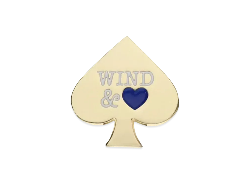 WIND AND SEA Pins B(Heart) "Gold"