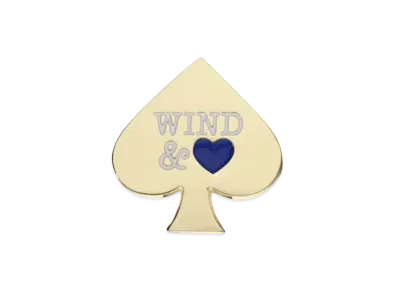 WIND AND SEA Pins B(Heart) "Gold"