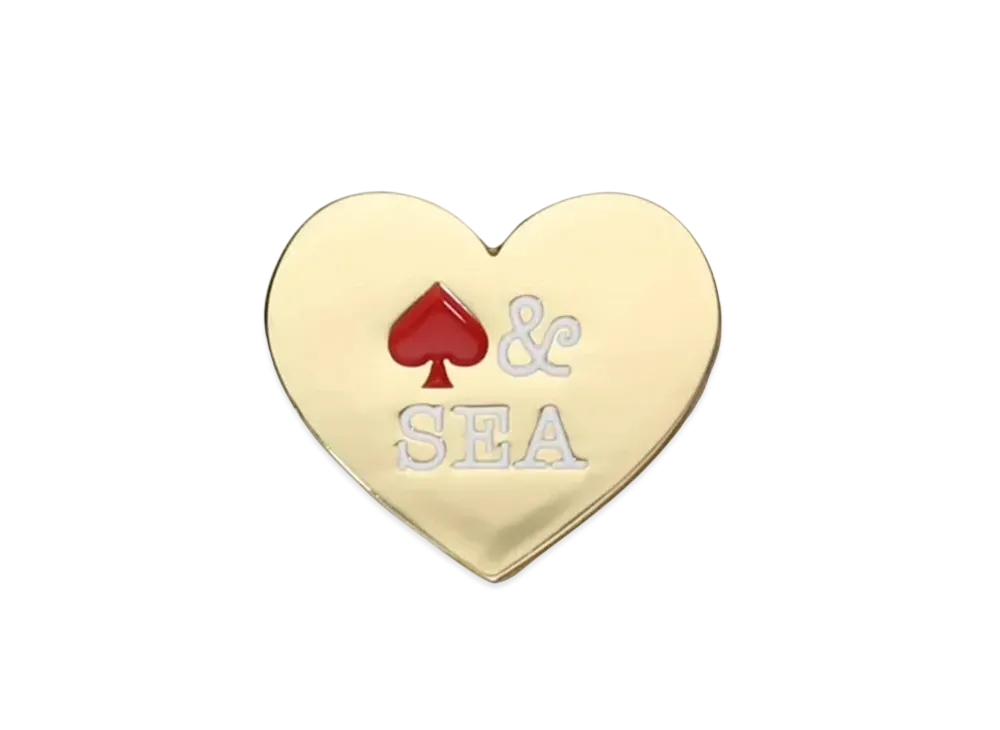 WIND AND SEA Pins B(Spade) "Gold"