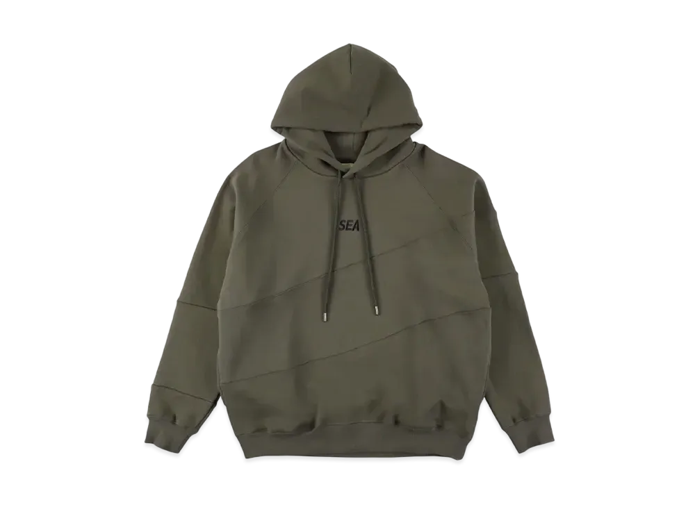 WIND AND SEA Switching Hooded Sweat Shirt "Chacoal"