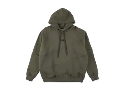 WIND AND SEA Switching Hooded Sweat Shirt "Chacoal"