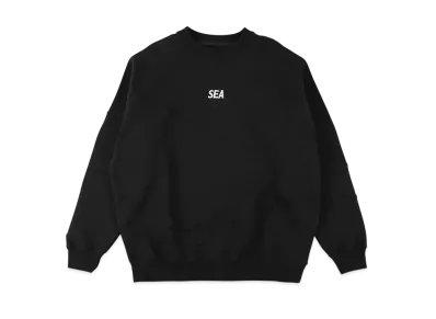 WIND AND SEA Switching Crew Neck Sweat Shirt "Black"