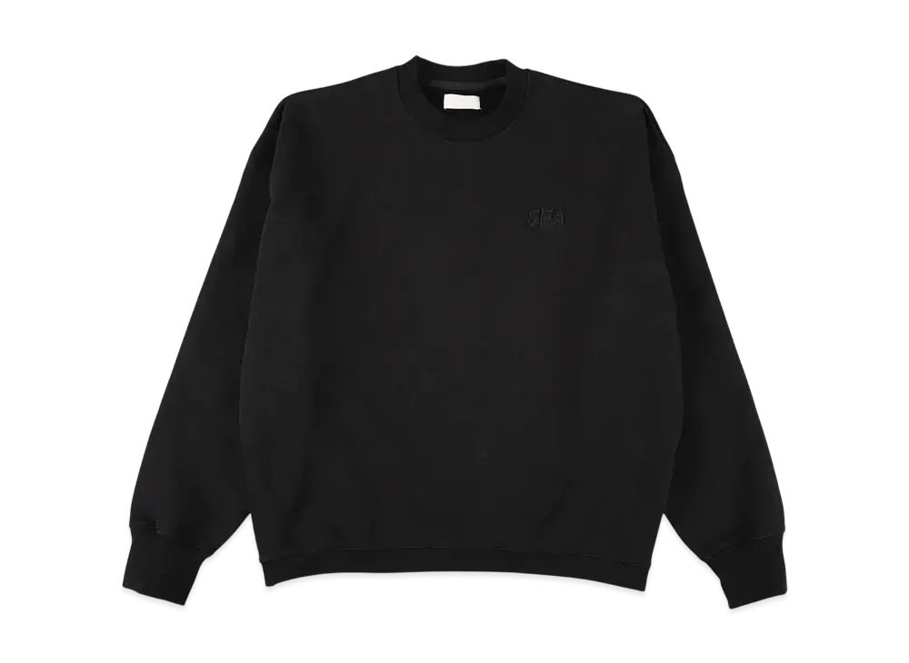 WIND AND SEA Cozy Crewneck Sweatshirt "Black"