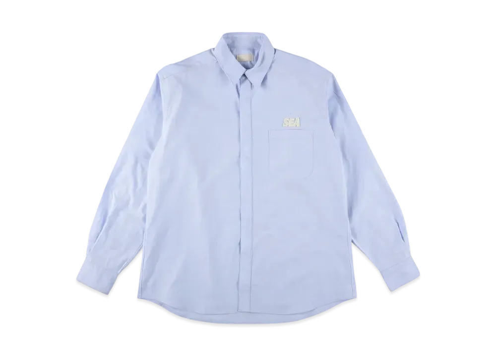 WIND AND SEA Cozy Oxford Shirt "LightBlue"