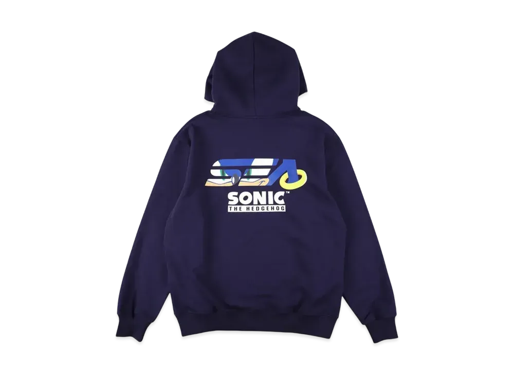 WIND AND SEA x Sonic The Hedgehog Hooded Sweatshirt "Navy"