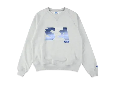 WIND AND SEA x Sonic The Hedgehog Raglan Sleeve Crewneck Sweatshirt "Gray"