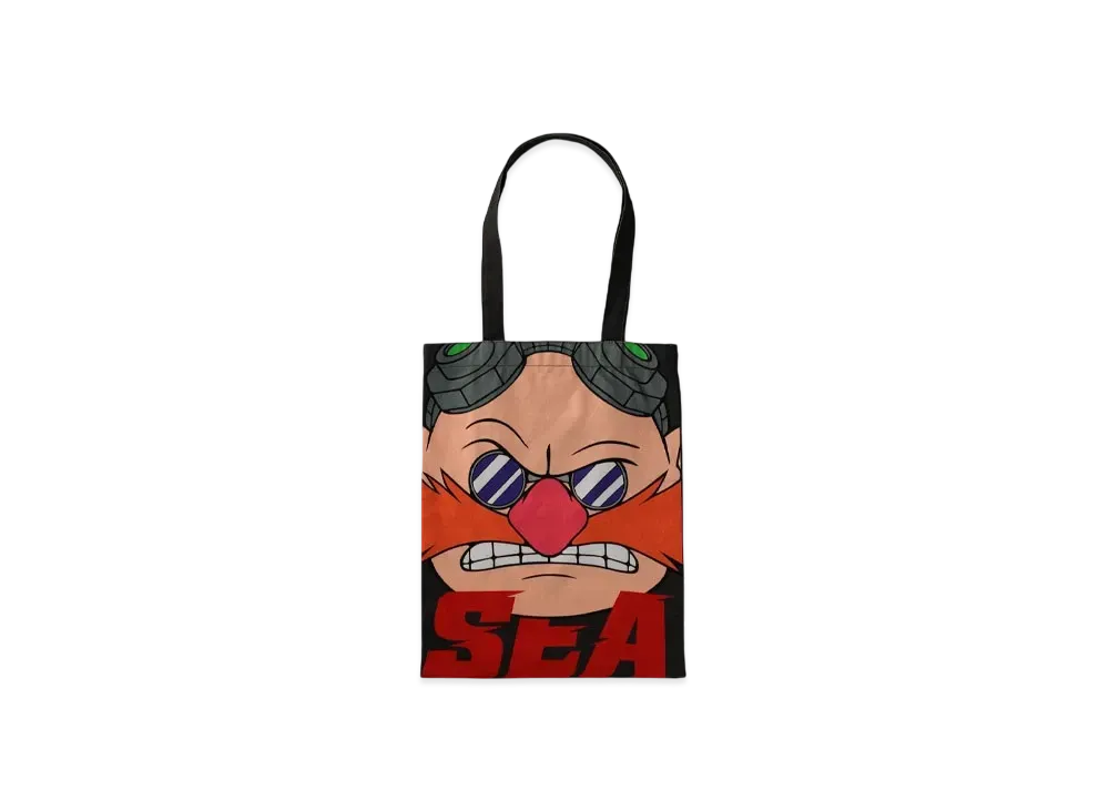 WIND AND SEA x Sonic The Hedgehog Tote Bag "Black"