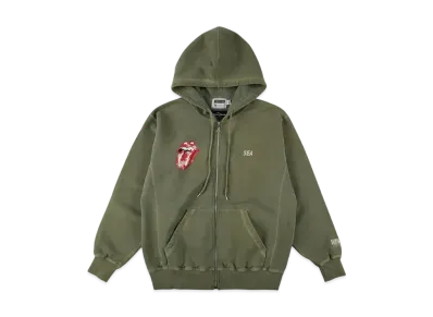 WIND AND SEA x The Rolling Stones x RWC Logan Hooded Sweatshirt "Olive"