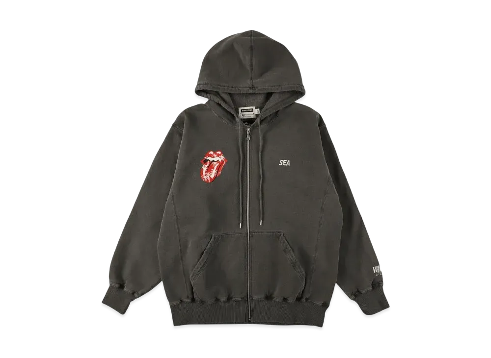 WIND AND SEA x The Rolling Stones x RWC Logan Hooded Sweatshirt "Black"