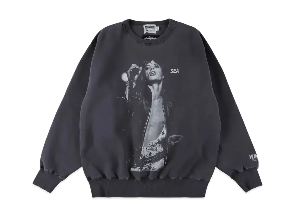 WIND AND SEA x The Rolling Stones x RWC Crewneck Sweatshirt