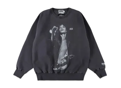 WIND AND SEA x The Rolling Stones x RWC Crewneck Sweatshirt "Navy"