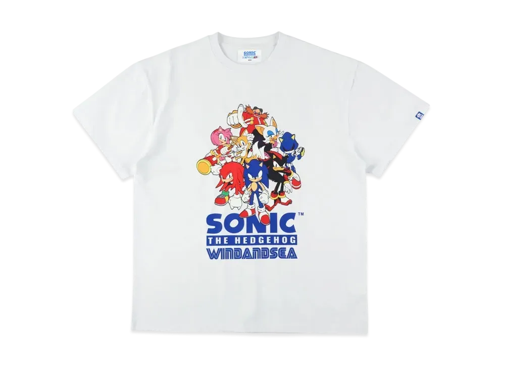 WIND AND SEA x Sonic The Hedgehog S/S Tee "White"