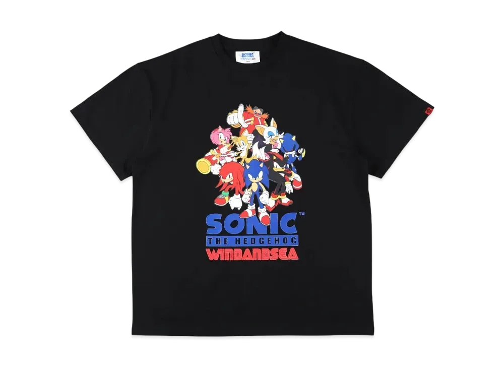 WIND AND SEA x Sonic The Hedgehog S/S Tee "Black"