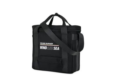WIND AND SEA x Sound Burger Multi Record Bag "Black"