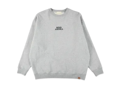 WIND AND SEA Patch Crewneck Sweatshirt "Gray"