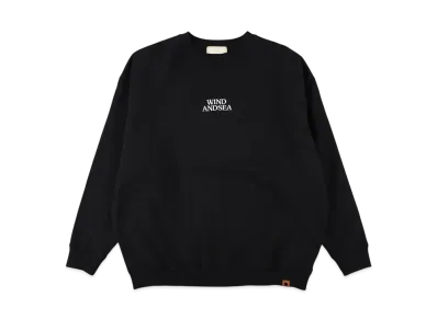 WIND AND SEA Patch Crewneck Sweatshirt "Black"