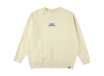 WIND AND SEA Patch Crewneck Sweatshirt "Ivory"