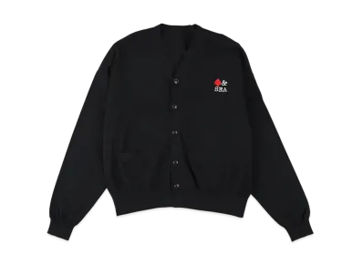 WIND AND SEA Knit Cardigan "Black"