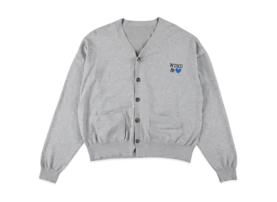 WIND AND SEA Knit Cardigan "Gray"