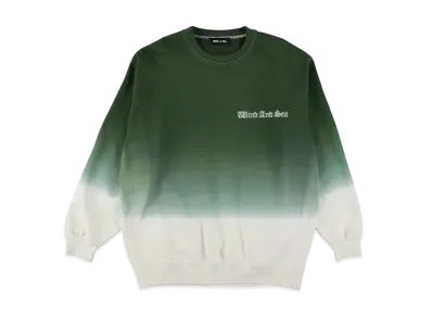 WIND AND SEA Gradetion Loneck Sweatshirt "Green"