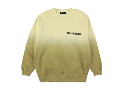 WIND AND SEA Gradetion Loneck Sweatshirt "Yellow"