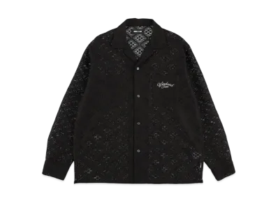 WIND AND SEA Crochet L/S Shirts "Black"