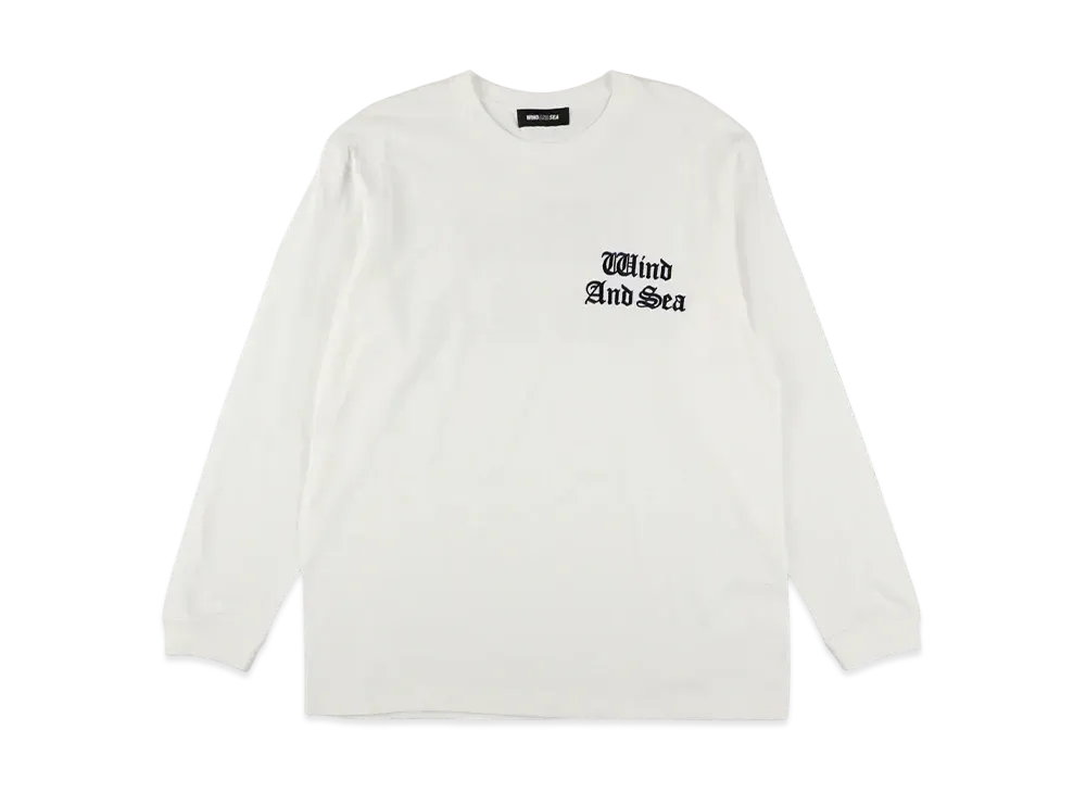 WIND AND SEA Flocky Processing Logo L/S Tee "White"