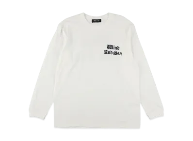 WIND AND SEA Flocky Processing Logo L/S Tee "White"