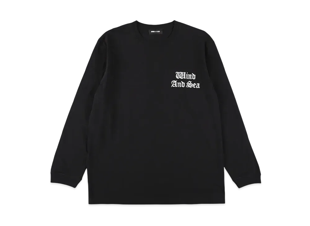WIND AND SEA Flocky Processing Logo L/S Tee "Black"
