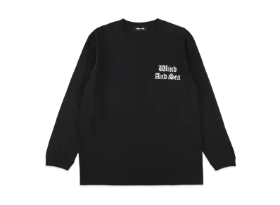 WIND AND SEA Flocky Processing Logo L/S Tee "Black"