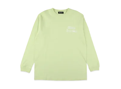 WIND AND SEA Flocky Processing Logo L/S Tee "Lime"