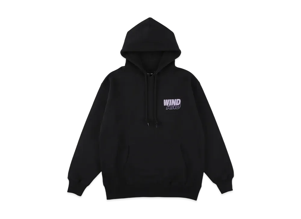 WIND AND SEA Line Halftone Sea Hooded Sweatshirt "Black"