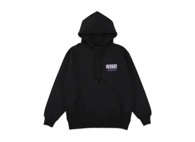 WIND AND SEA Line Halftone Sea Hooded Sweatshirt "Black"