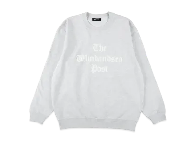 WIND AND SEA The Windandsea Post Crewneck Sweatshirt "Gray"