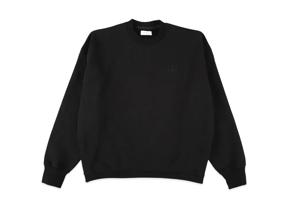 WIND AND SEA Cozy Crewneck Sweatshirt "Black"