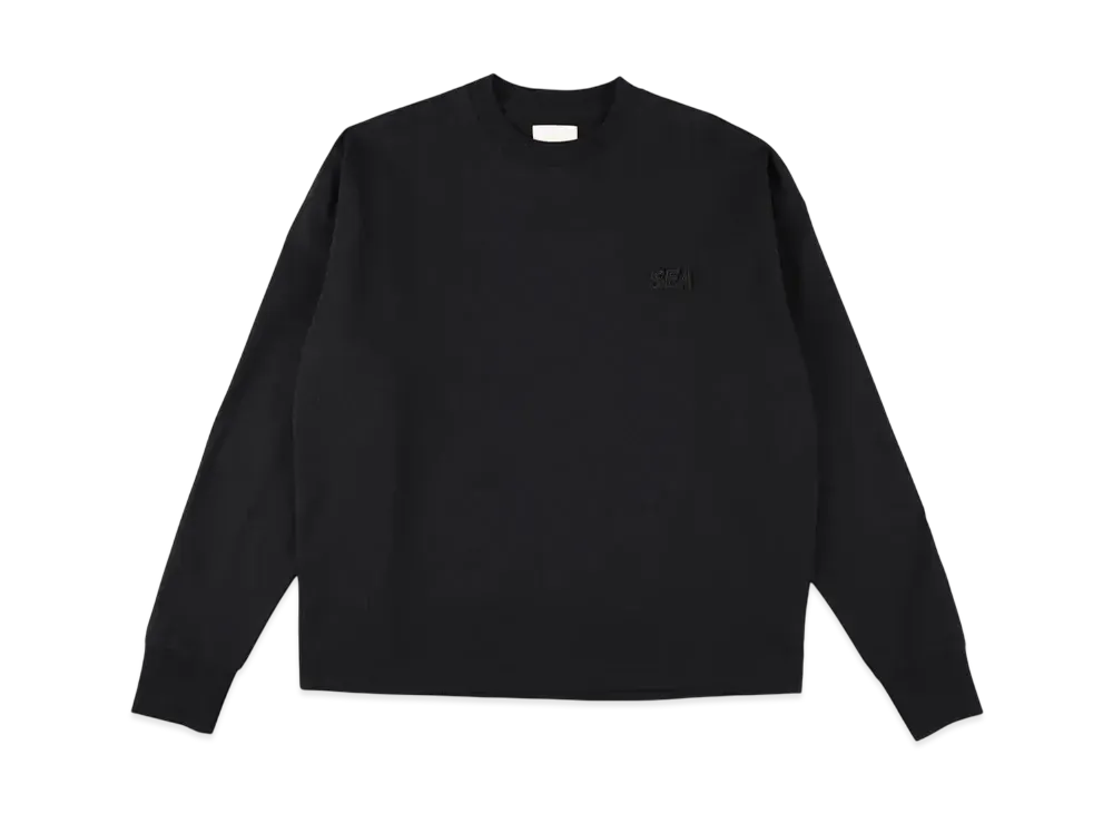 WIND AND SEA Cozy L/S Tee "Black"