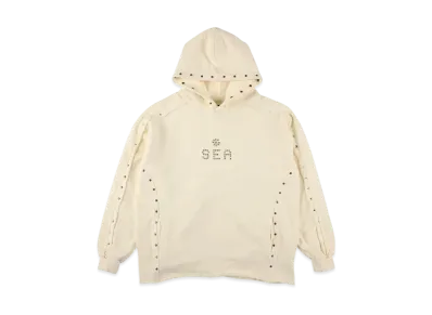 WIND AND SEA Sulfer Acid C-Off Hooded Sweatshirt "Ecru"