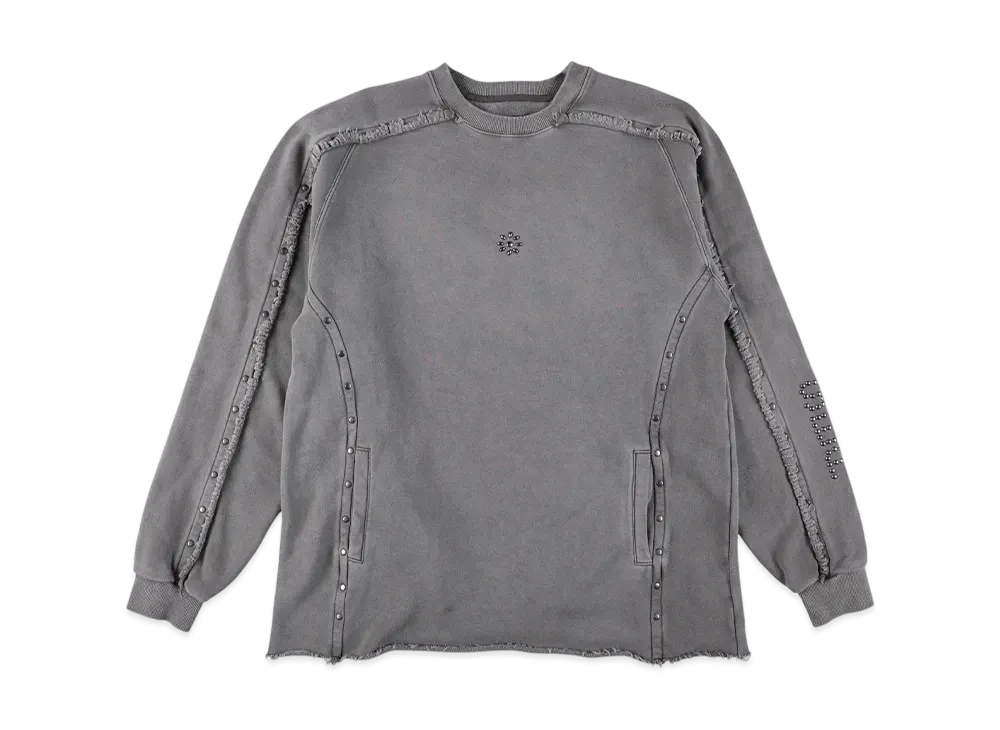 WIND AND SEA Sulfer Acid C-Off Crew Neck "Chacoal"