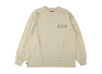 WIND AND SEA Sulfer Acid Studs C-Off L/S Top "Ecru"