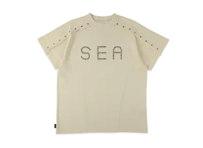 WIND AND SEA Sulfer Acid Studs C-Off S/S Top "Ecru"