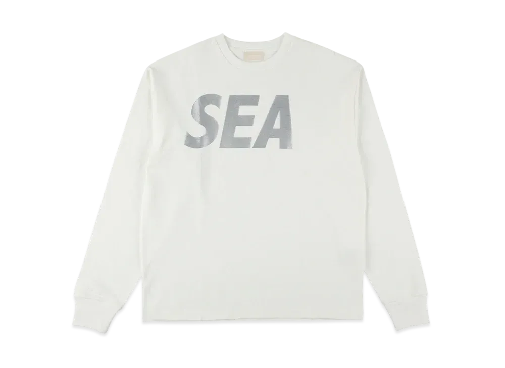 WIND AND SEA Sea Long Sleeve Tee "White"