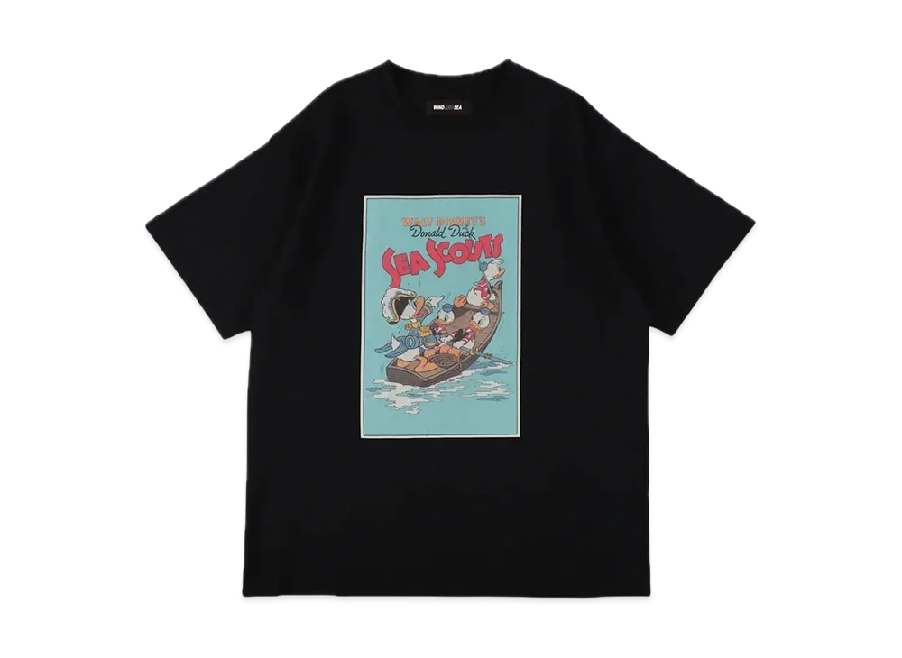 WIND AND SEA x Disney Donald Boat SS Tee "Black"