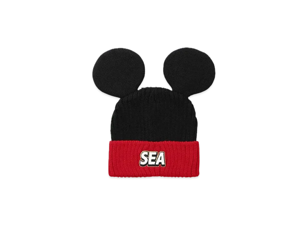 WIND AND SEA x Disney Mickey Kids Beanie "Red"