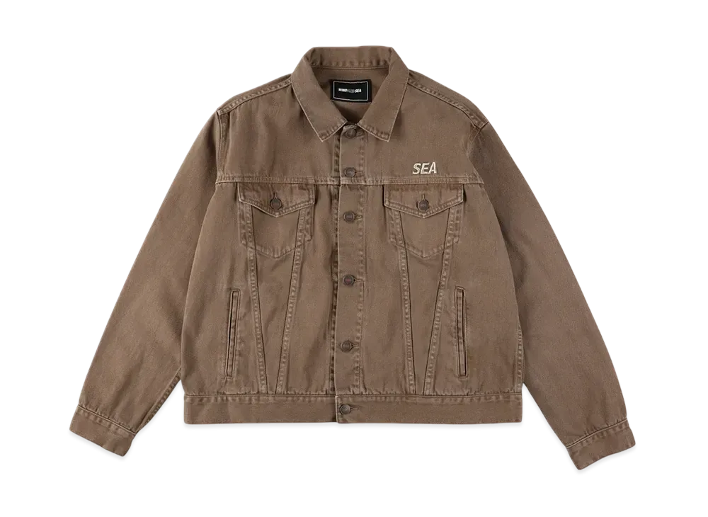 WIND AND SEA Garment Dye Jacket "Brown"